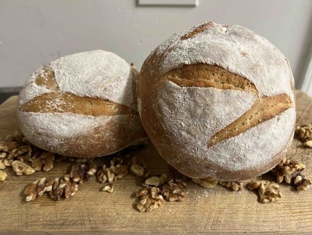 SOURDOUGH WALNUT FRENCH BREAD